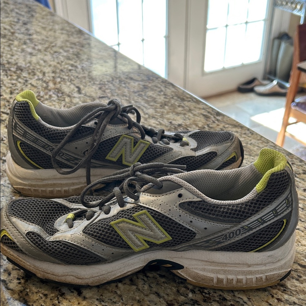 New Balance Women’s Running Gray and Yellow Athletic Shoes